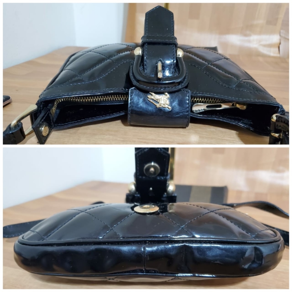 Authentic BURBERRYBlack Quilted Leather Sophie Small Shoulder Bag - Picture 7 of 10